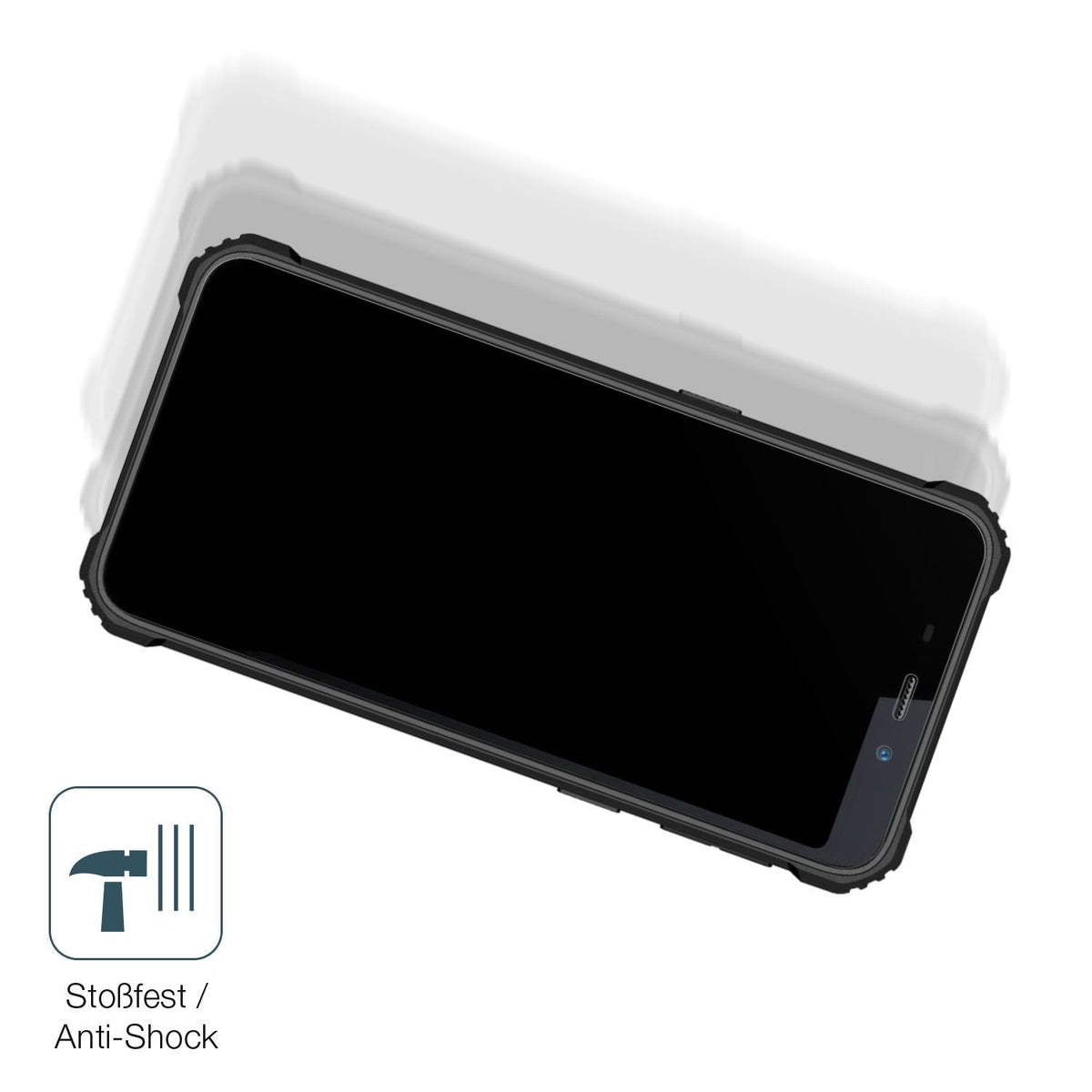 2x 9H Schutzfolie matt für Oukitel WP20 Pro Panzer (4)