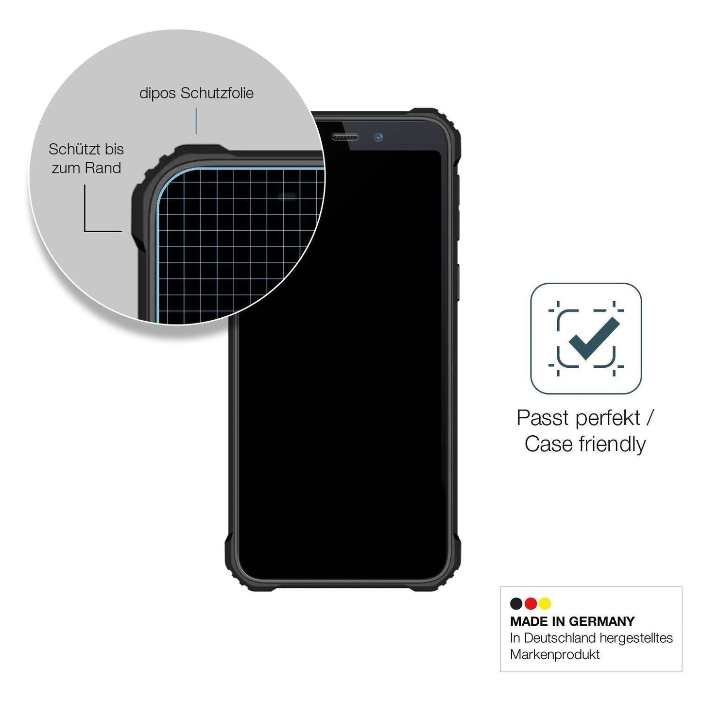 2x 9H Schutzfolie matt für Oukitel WP20 Pro Panzer (6)