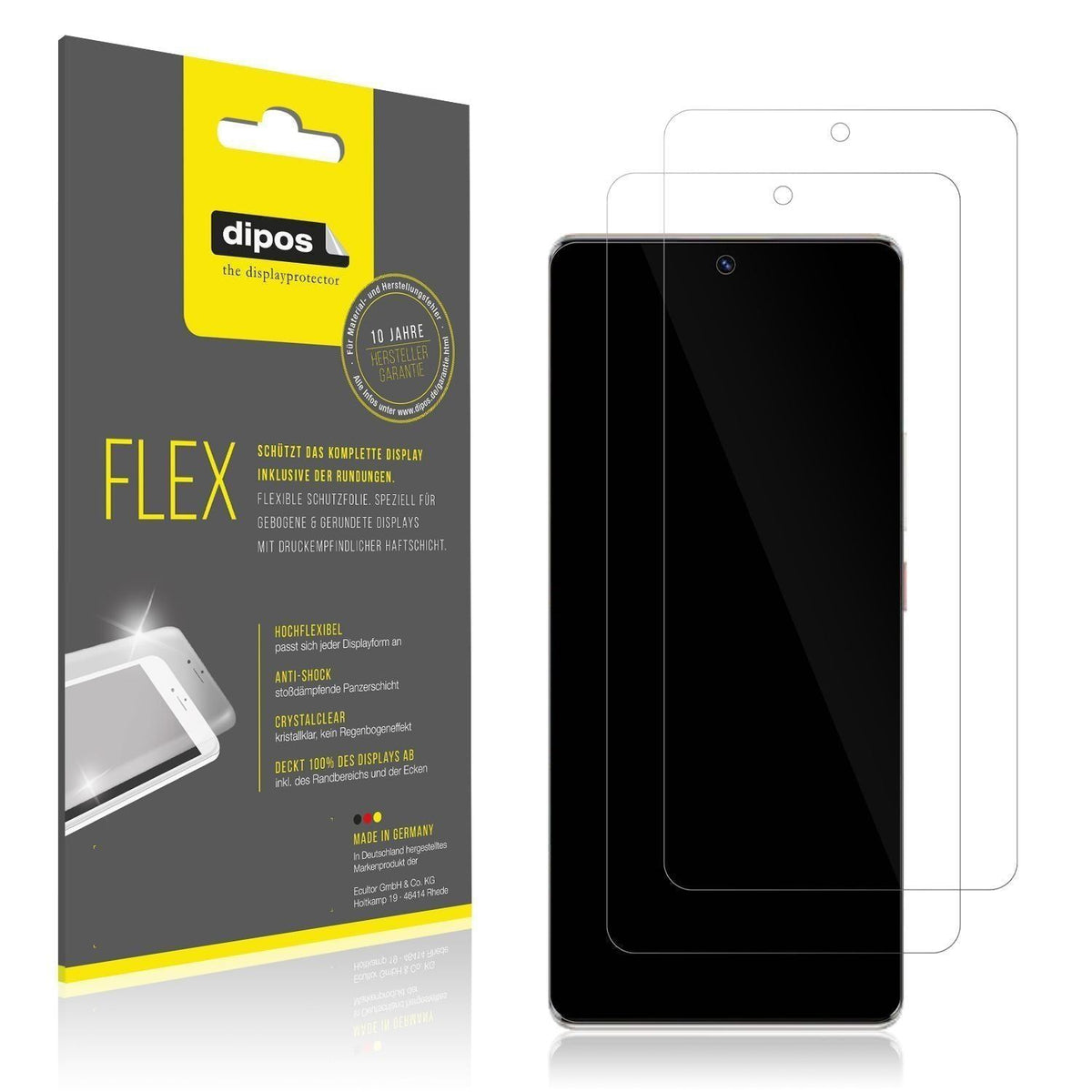 2x 3D Full Cover Schutzfolie für ZTE Axon 50 5G (1)