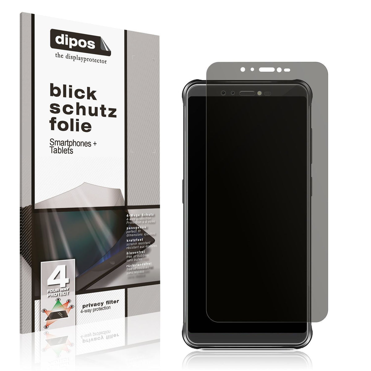 Blickschutzfolie für Vernee V2 Pro matt Schutzfoli (1)