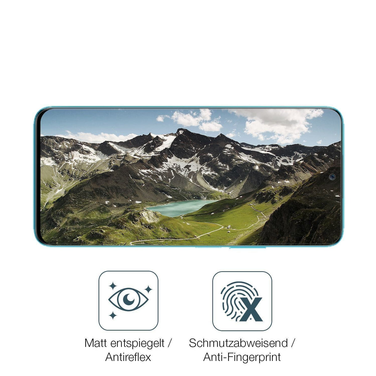 2x 9H Schutzfolie matt für Honor 90 Lite Panzerfol (5)