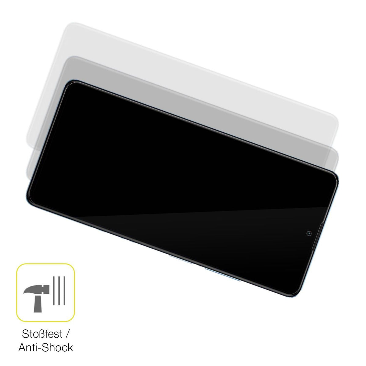 2x 3D Full Cover Schutzfolie für Xiaomi Redmi Note (4)