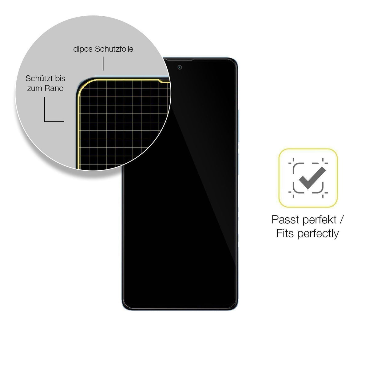 2x 3D Full Cover Schutzfolie für Xiaomi Redmi Note (6)