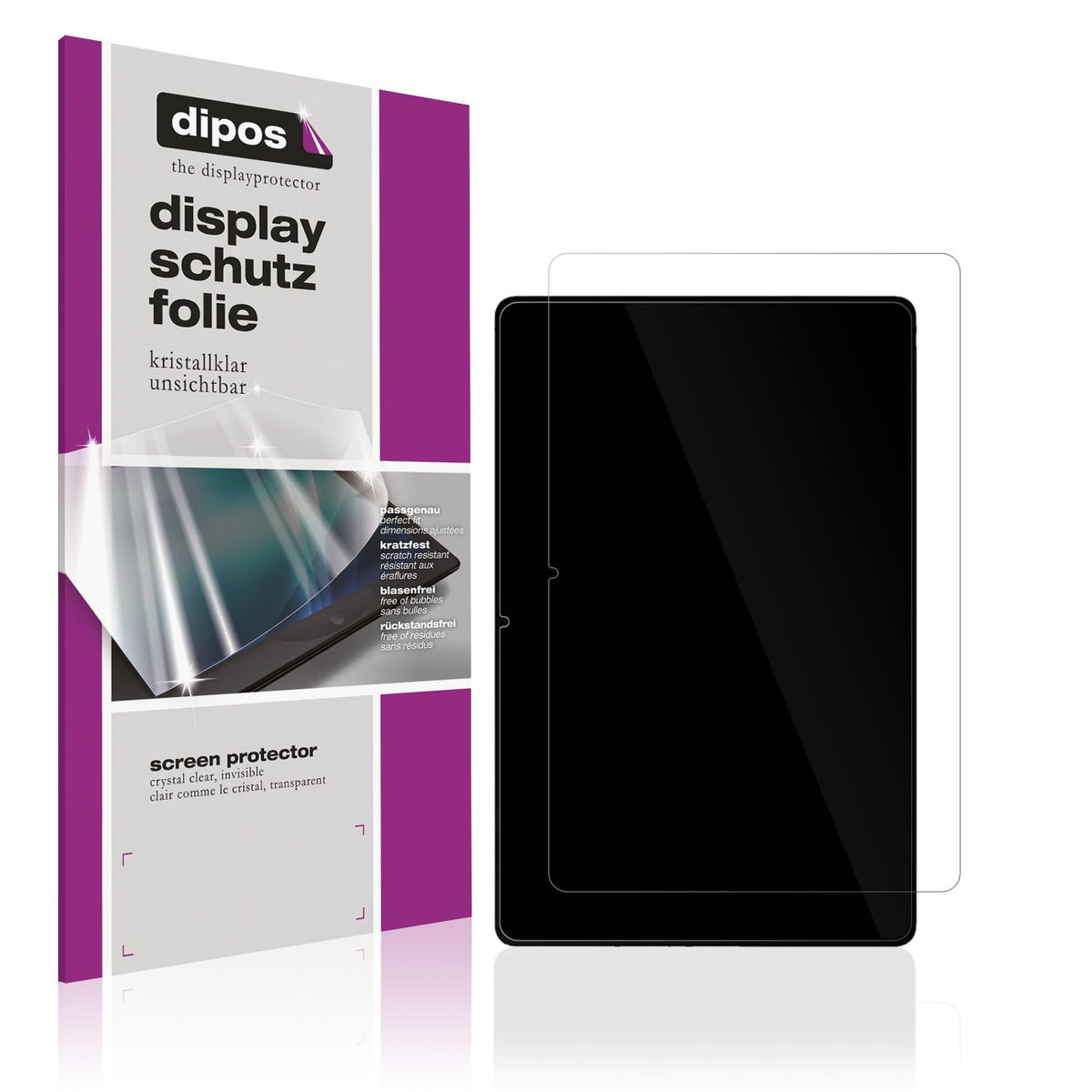 2x Schutzfolie klar für Samsung Galaxy Tab S9+ Dis (1)