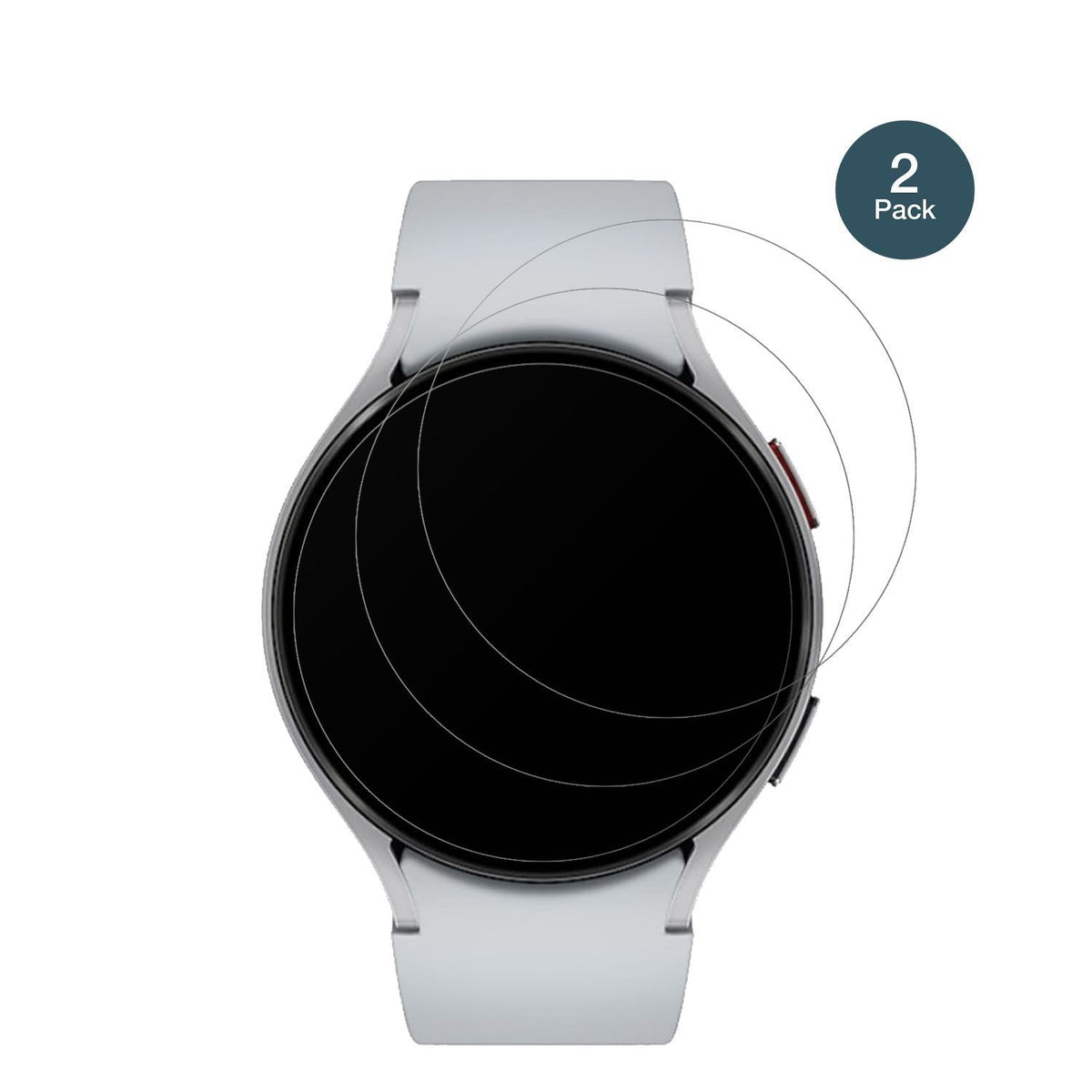 2x 9H Schutzfolie matt für Samsung Galaxy Watch 6  (2)