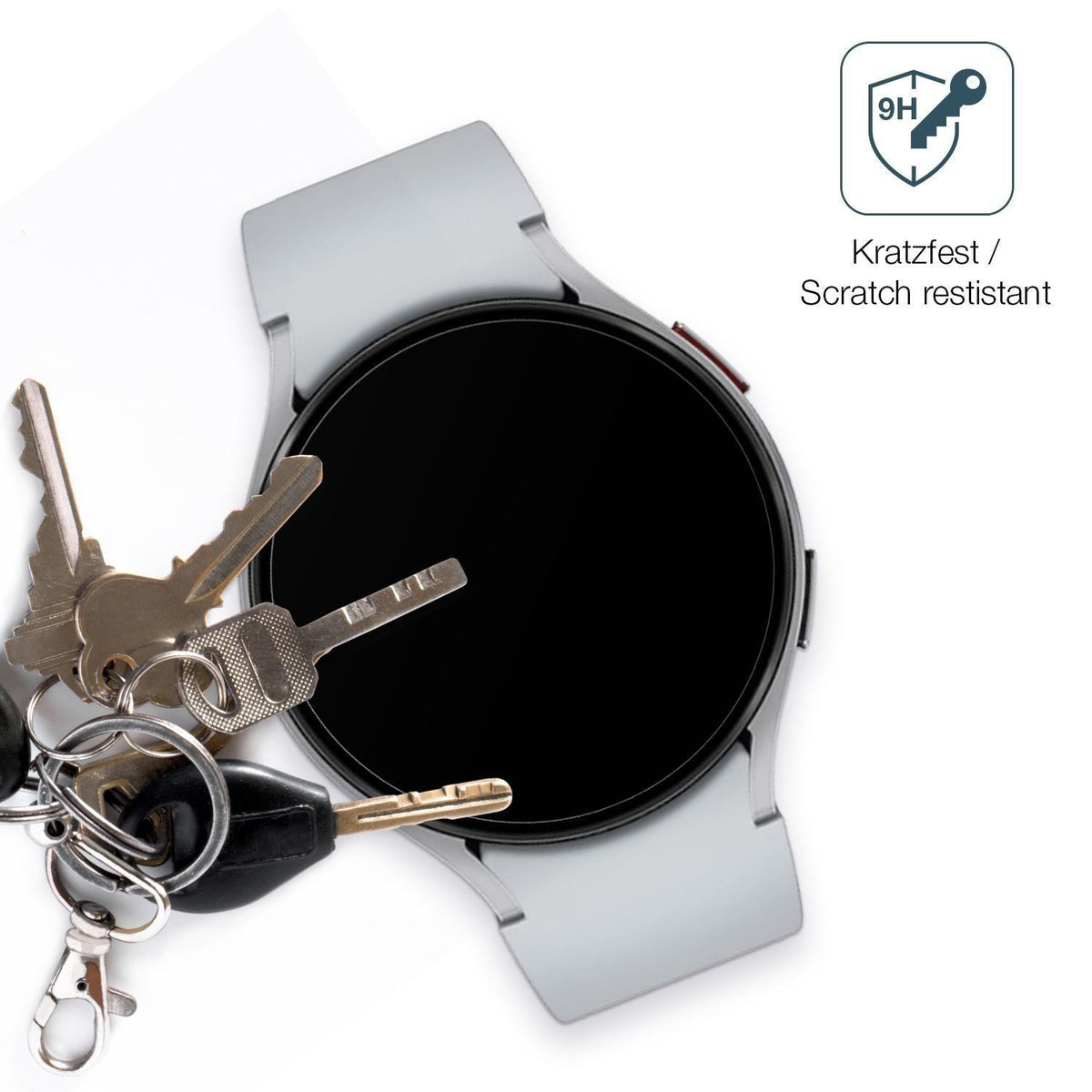2x 9H Schutzfolie matt für Samsung Galaxy Watch 6  (3)