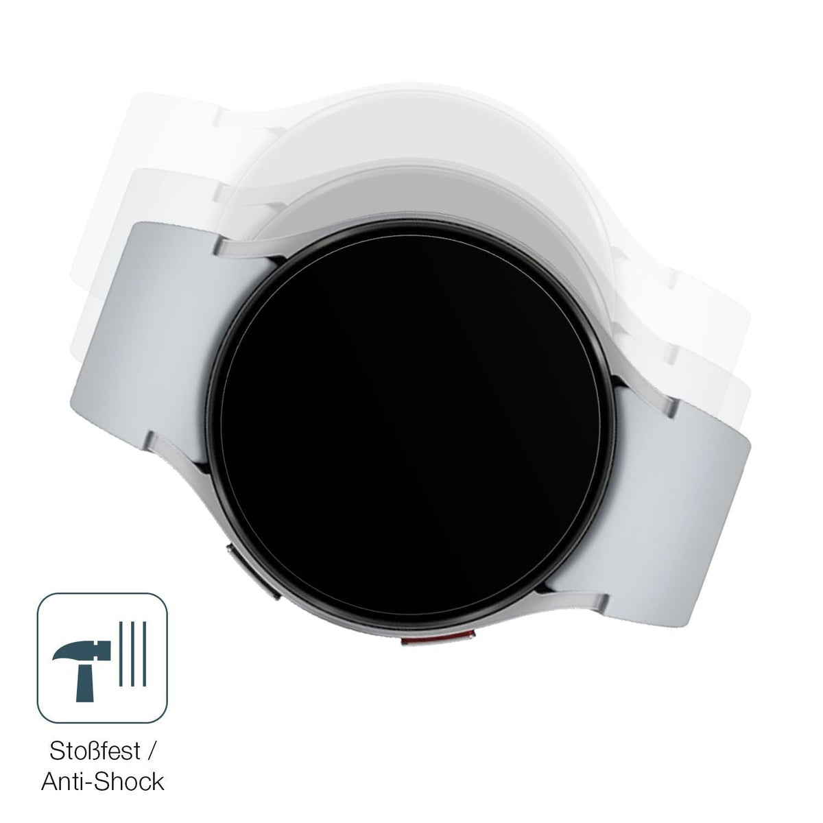 2x 9H Schutzfolie matt für Samsung Galaxy Watch 6  (4)