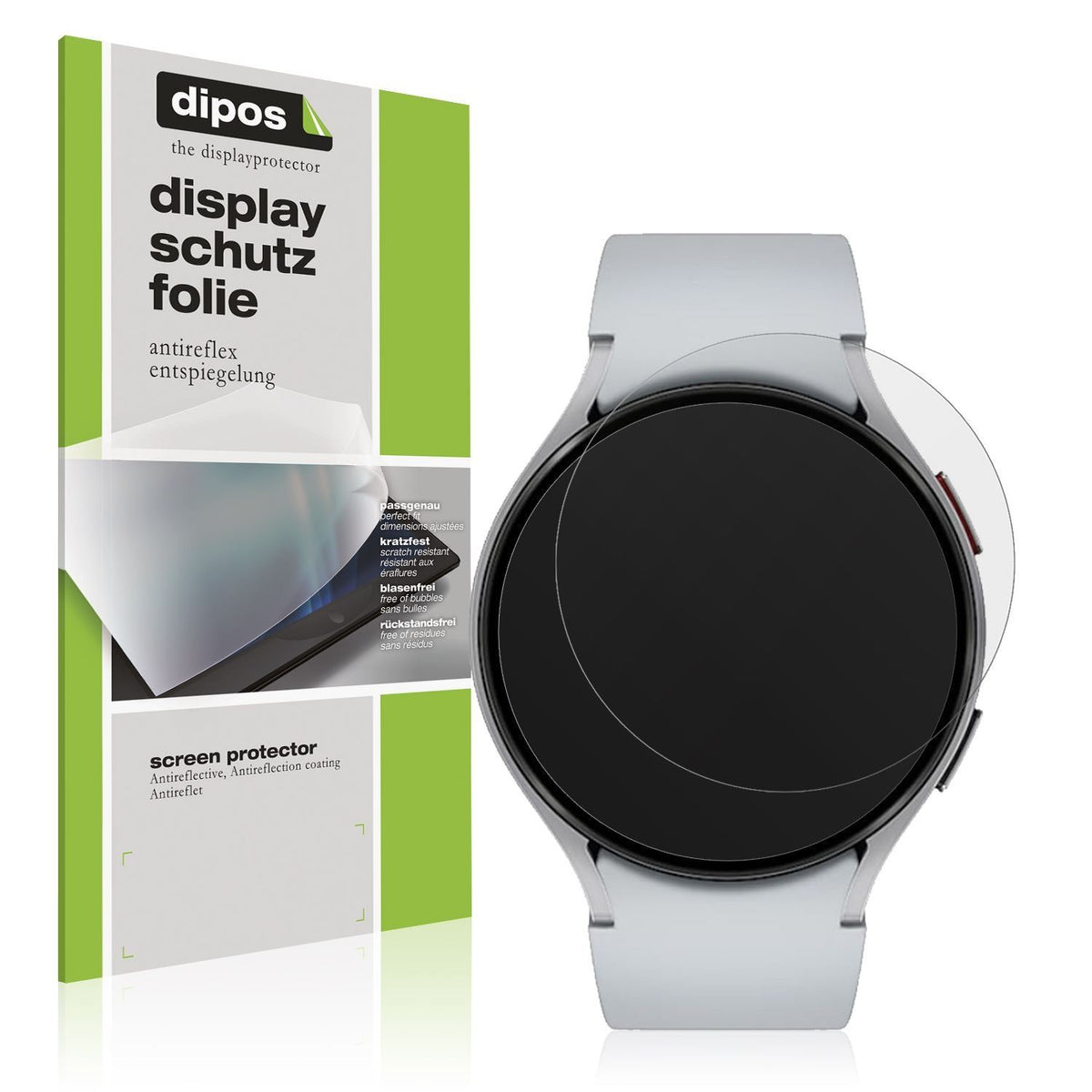 4x Schutzfolie matt für Samsung Galaxy Watch 6 44m (1)