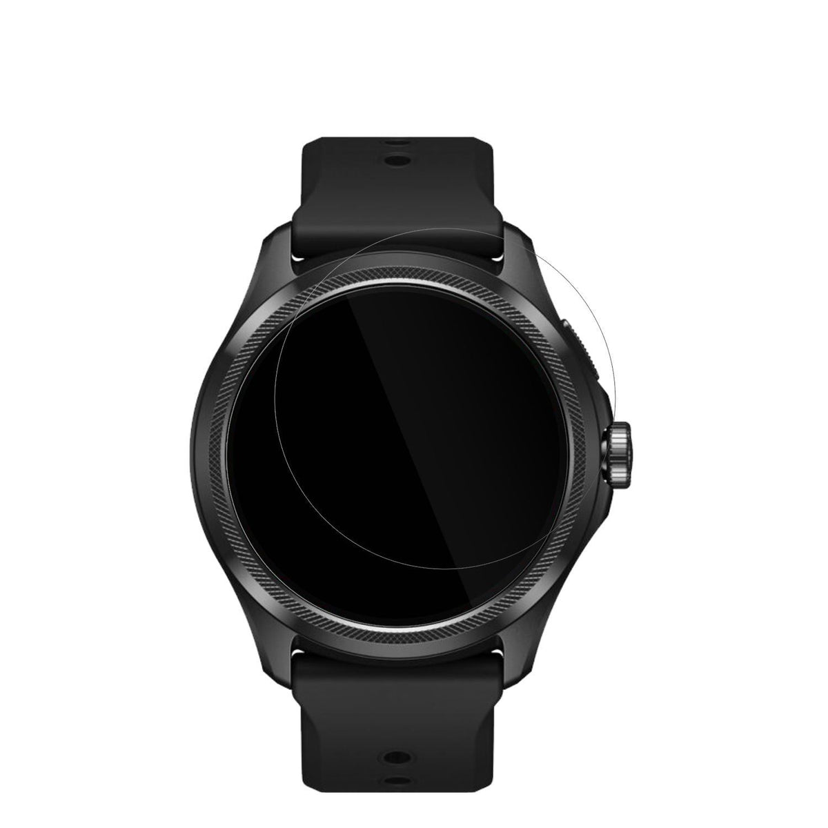4x Schutzfolie klar für Ticwatch Pro 5 Display-Sch (2)