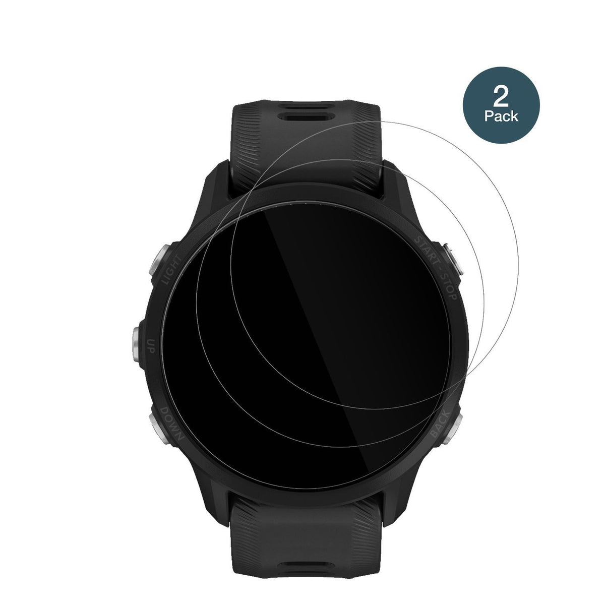 2x 9H Schutzfolie für Garmin Forerunner 955 Panzer (2)