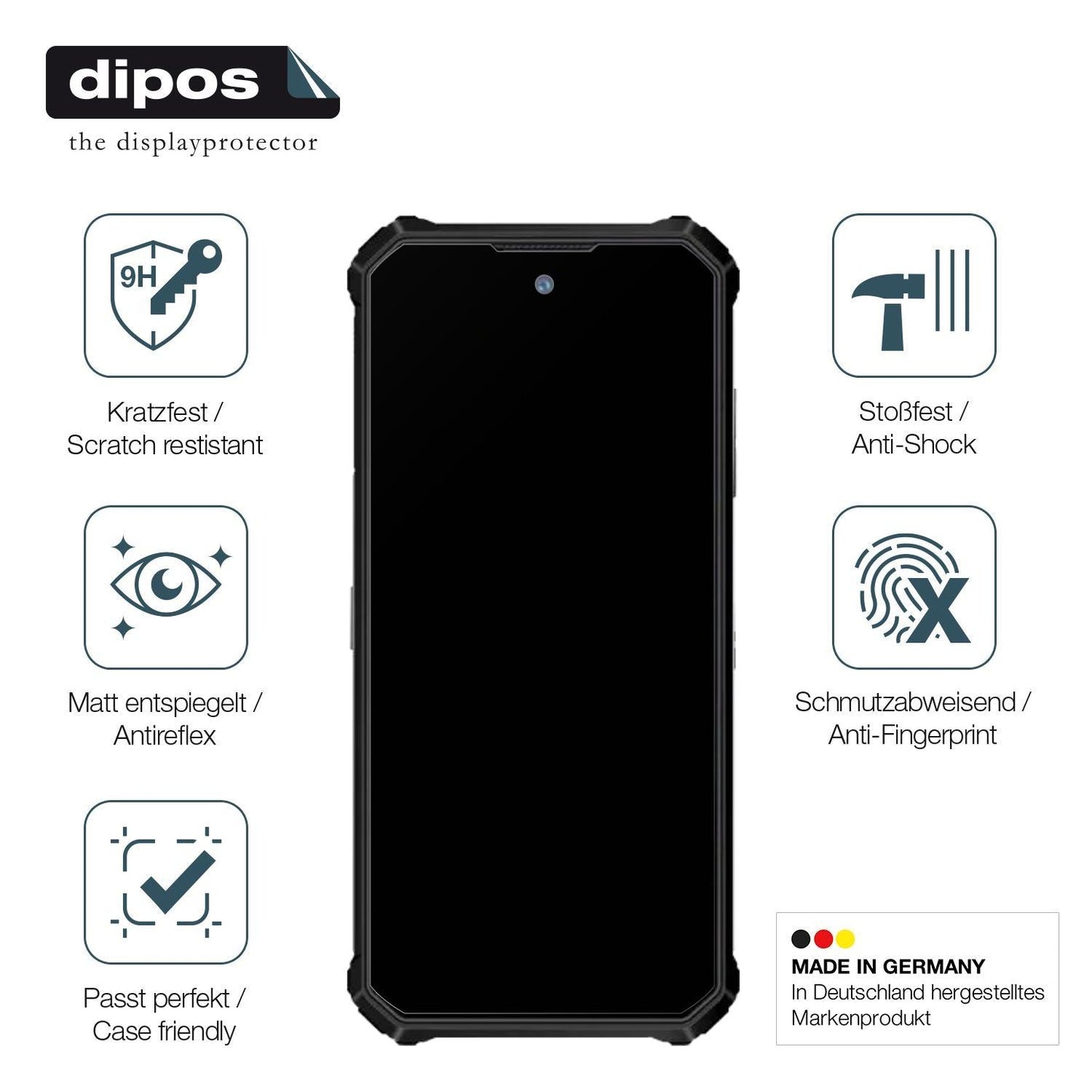 2x 9H Schutzfolie matt für Oukitel WP19 Panzerfoli (7)