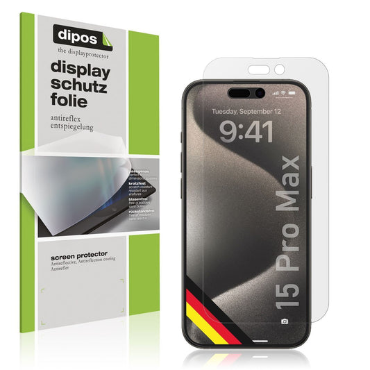 5x Schutzfolie matt für Apple iPhone 15 Pro Max Di (1)