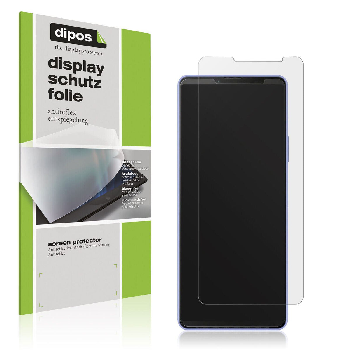5x Schutzfolie matt für Sony Xperia 10 IV Display- (1)