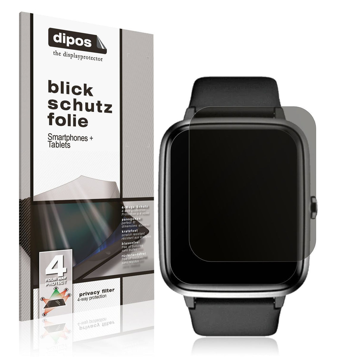 Blickschutzfolie für Noise ColorFit Pro 2 matt Sch (1)