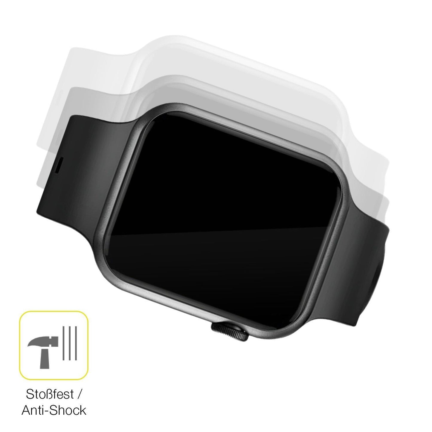 2x 3D Full Cover Schutzfolie für Fireboltt Ring Pl (4)