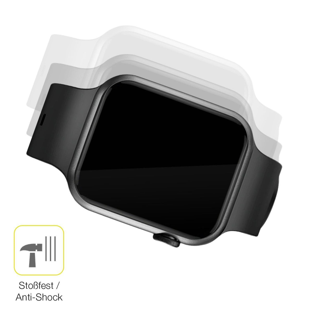 2x 3D Full Cover Schutzfolie für Fireboltt Ring Pl (4)