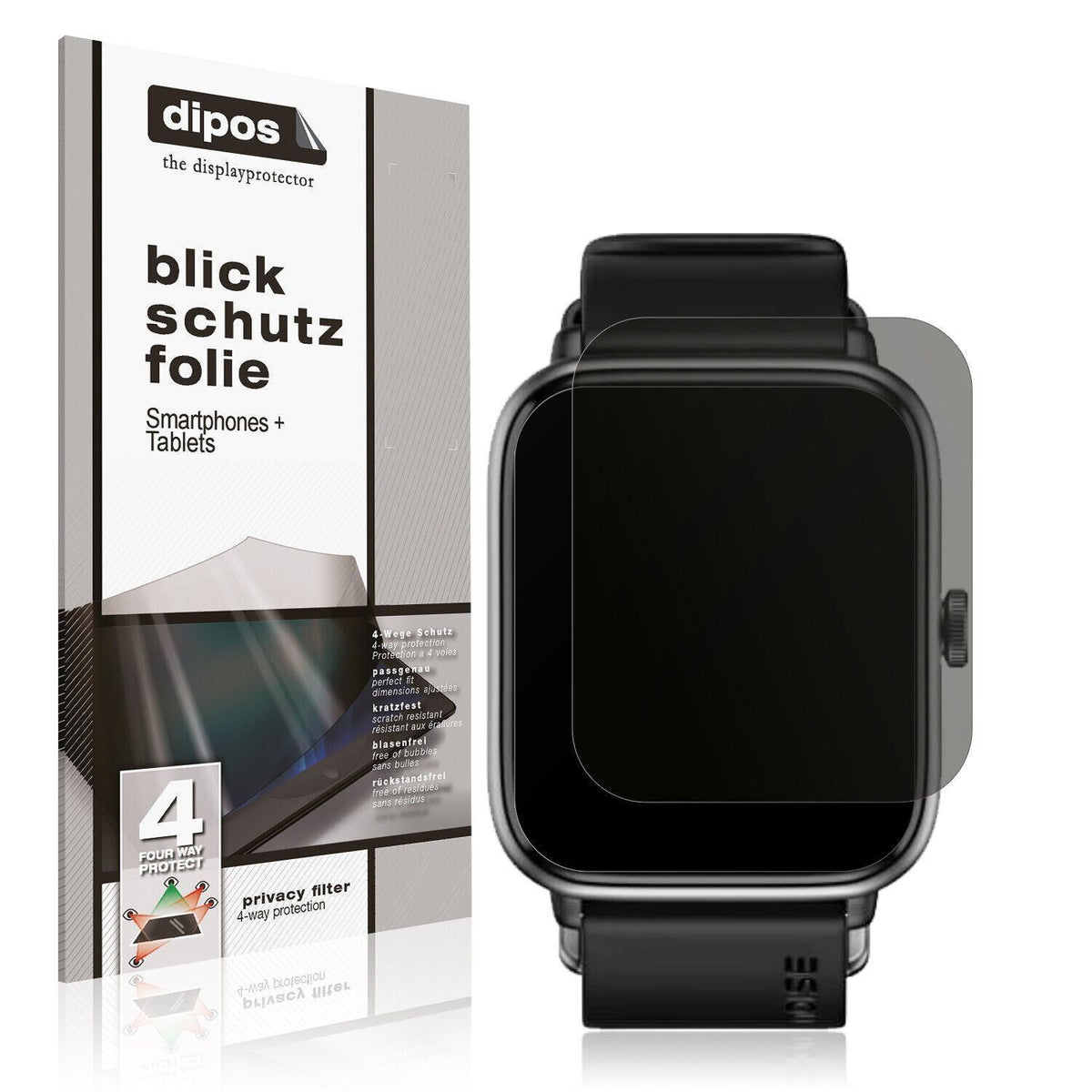 Blickschutzfolie für Noise ColorFit Pro 4 matt Sch (1)