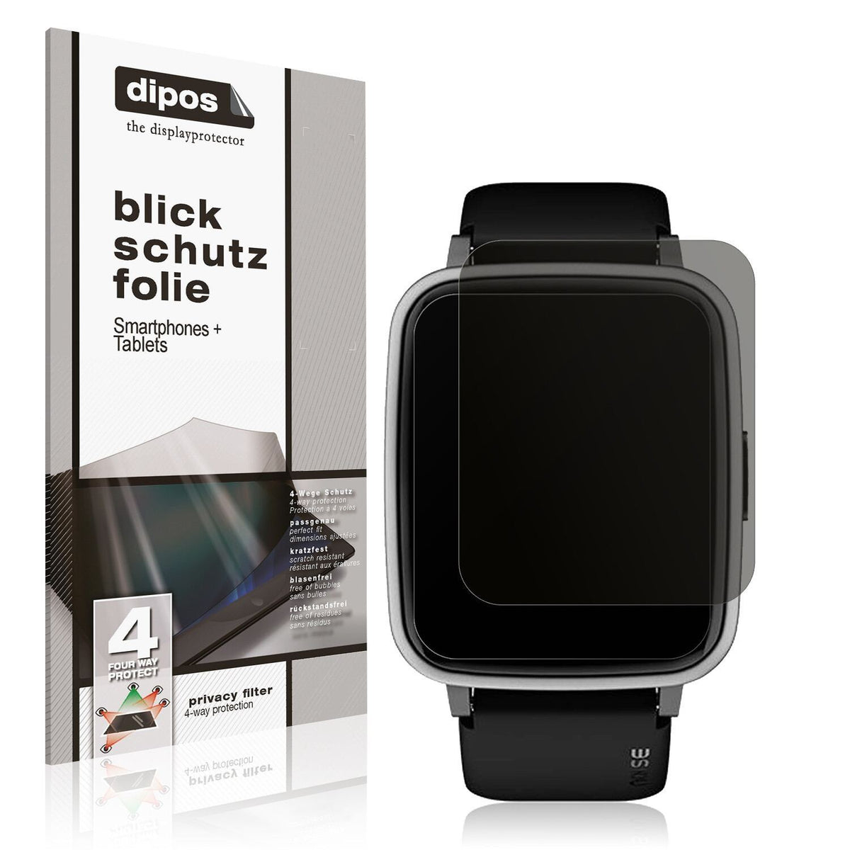 Blickschutzfolie für Noise ColorFit Pulse 2 matt S (1)