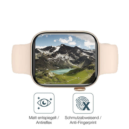 2x 9H Schutzfolie matt für Fireboltt Ring 2 Panzer (5)