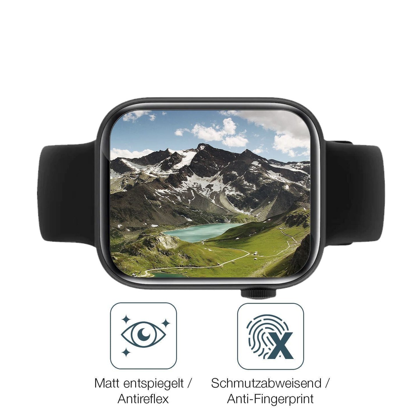 2x 9H Schutzfolie matt für Fireboltt Ring 3 Panzer (5)
