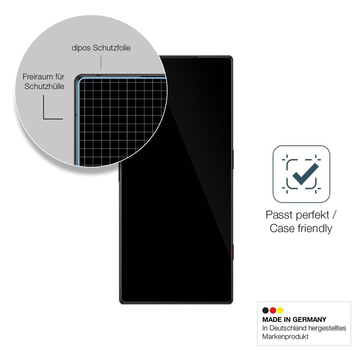 1x 9H Schutzfolie für NUBIA Red Magic 8 Pro Plus P (6)