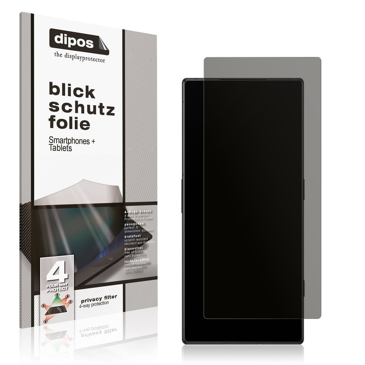 Blickschutzfolie für NUBIA Red Magic 8 Pro matt Sc (1)