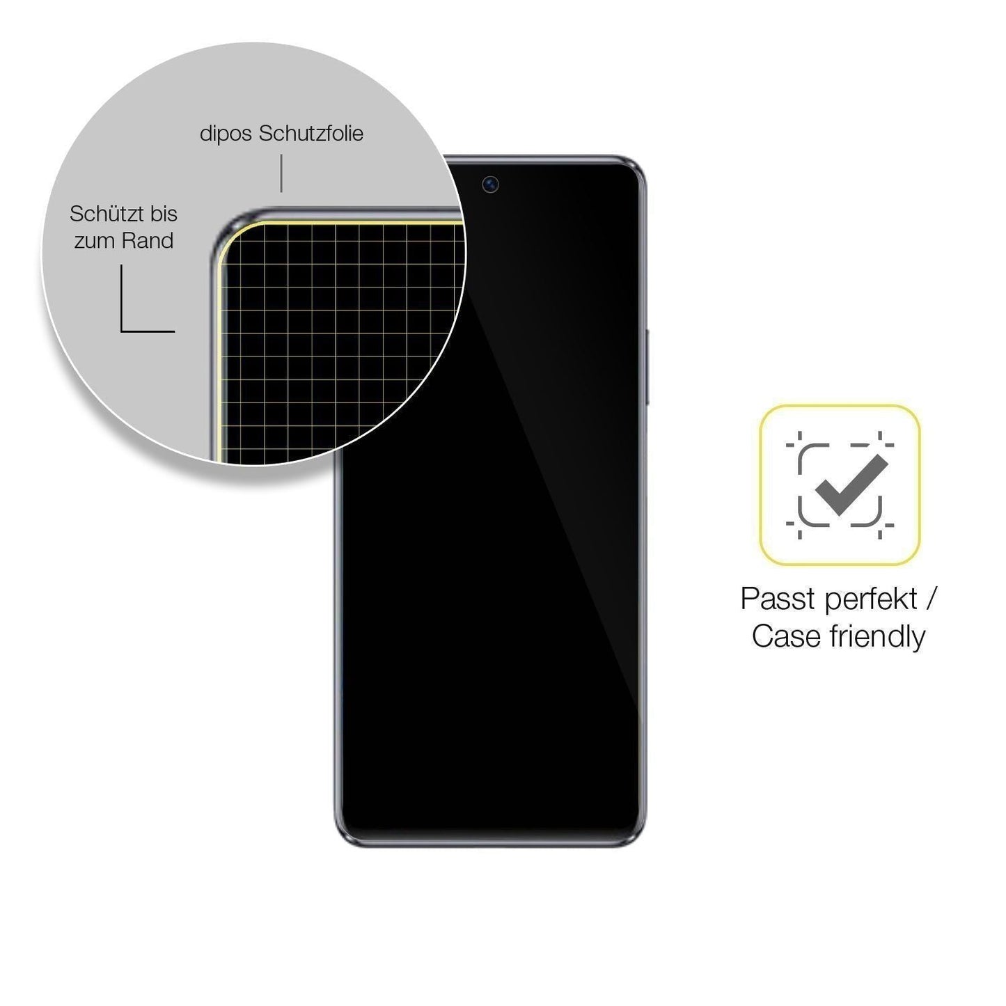 2x 3D Full Cover Schutzfolie für Wiko 5G (6)