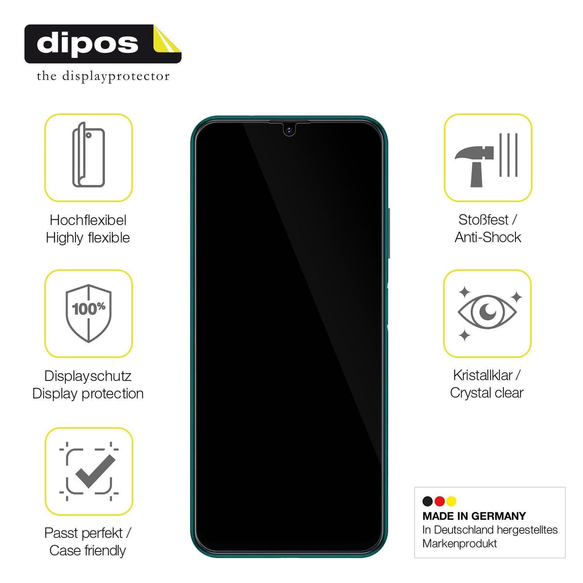 2x 3D Full Cover Schutzfolie für Philips S706 (7)