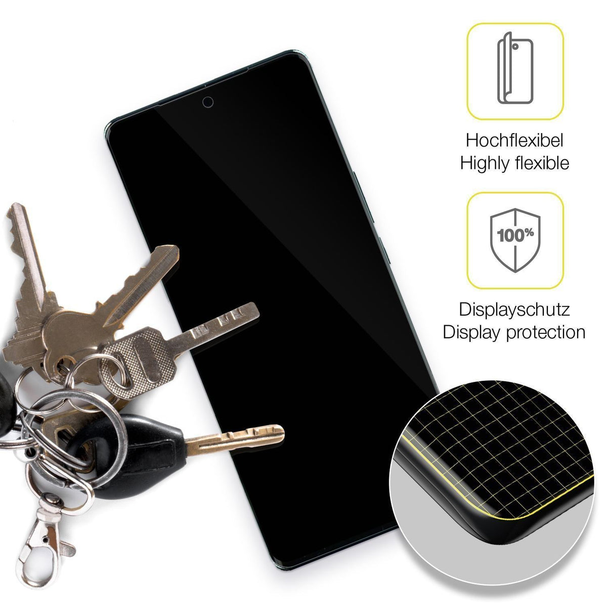 1x 3D Full Cover Schutzfolie für VIVO S16 Pro (3)
