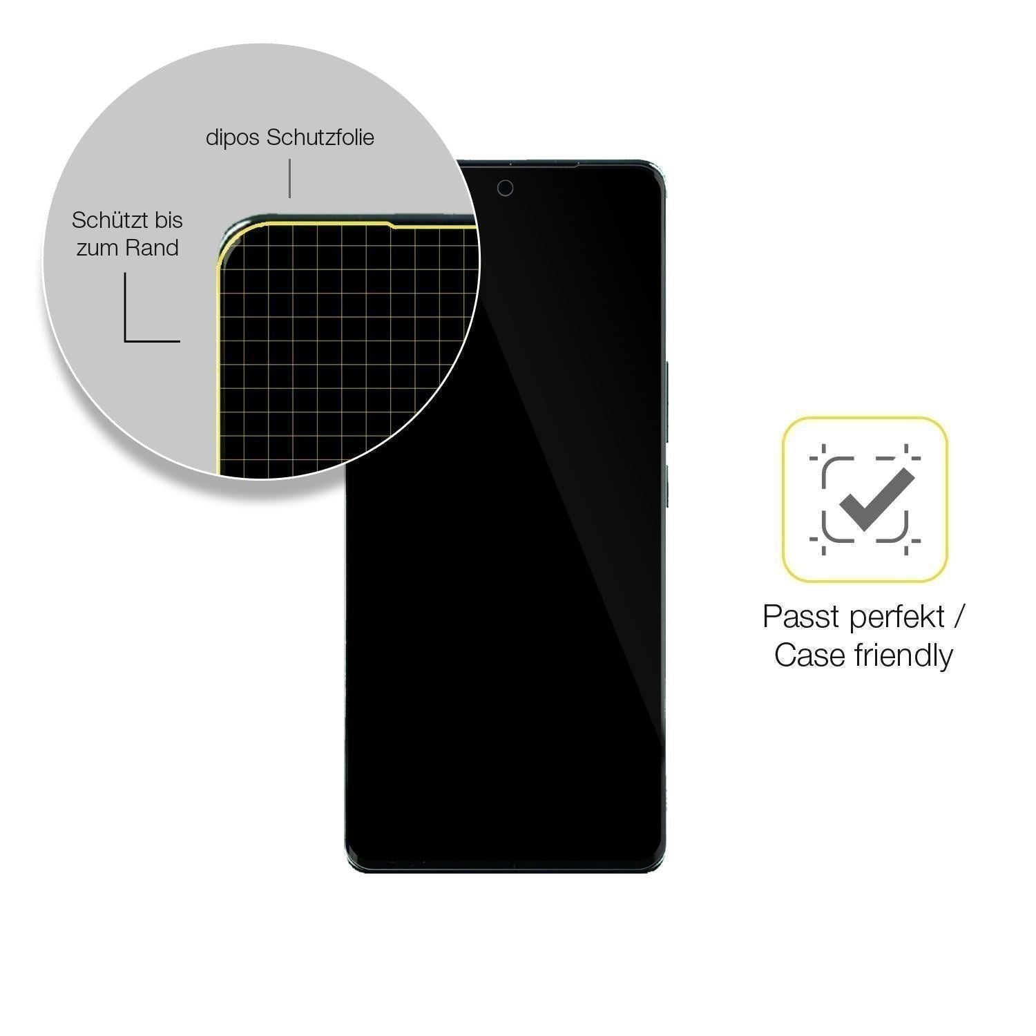 1x 3D Full Cover Schutzfolie für VIVO S16 Pro (6)