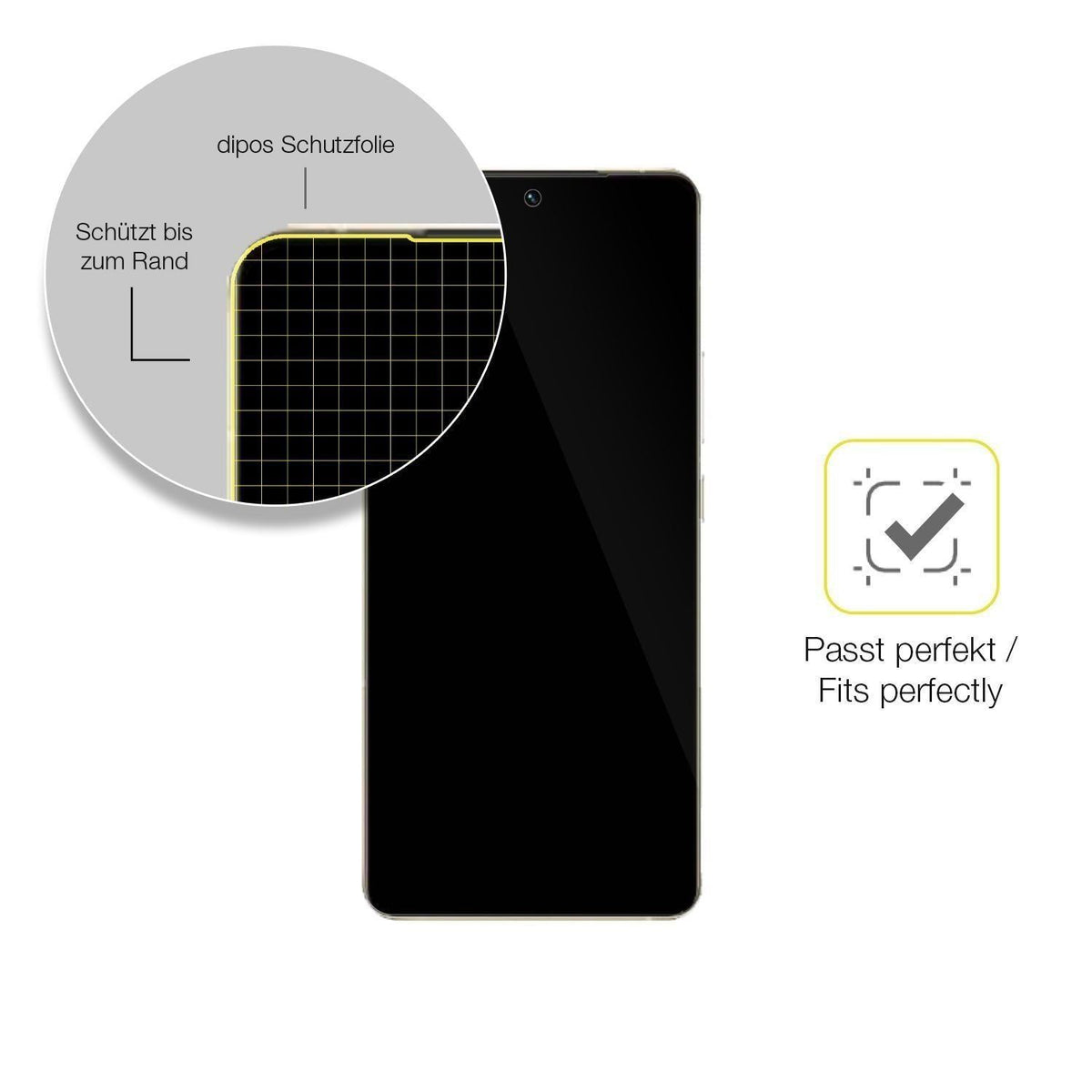 2x 3D Full Cover Schutzfolie für VIVO S16 (6)
