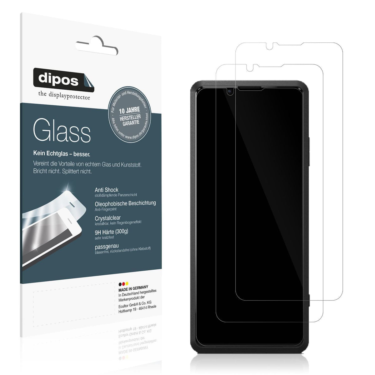 2x 9H Schutzfolie für SONY Xperia Pro Panzerfolie (1)
