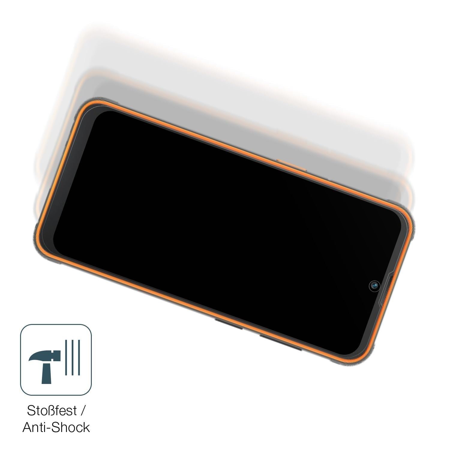 1x 9H Schutzfolie matt für Blackview BV5200 Pro Pa (4)