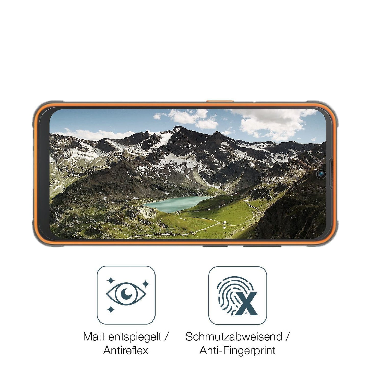 1x 9H Schutzfolie matt für Blackview BV5200 Pro Pa (5)