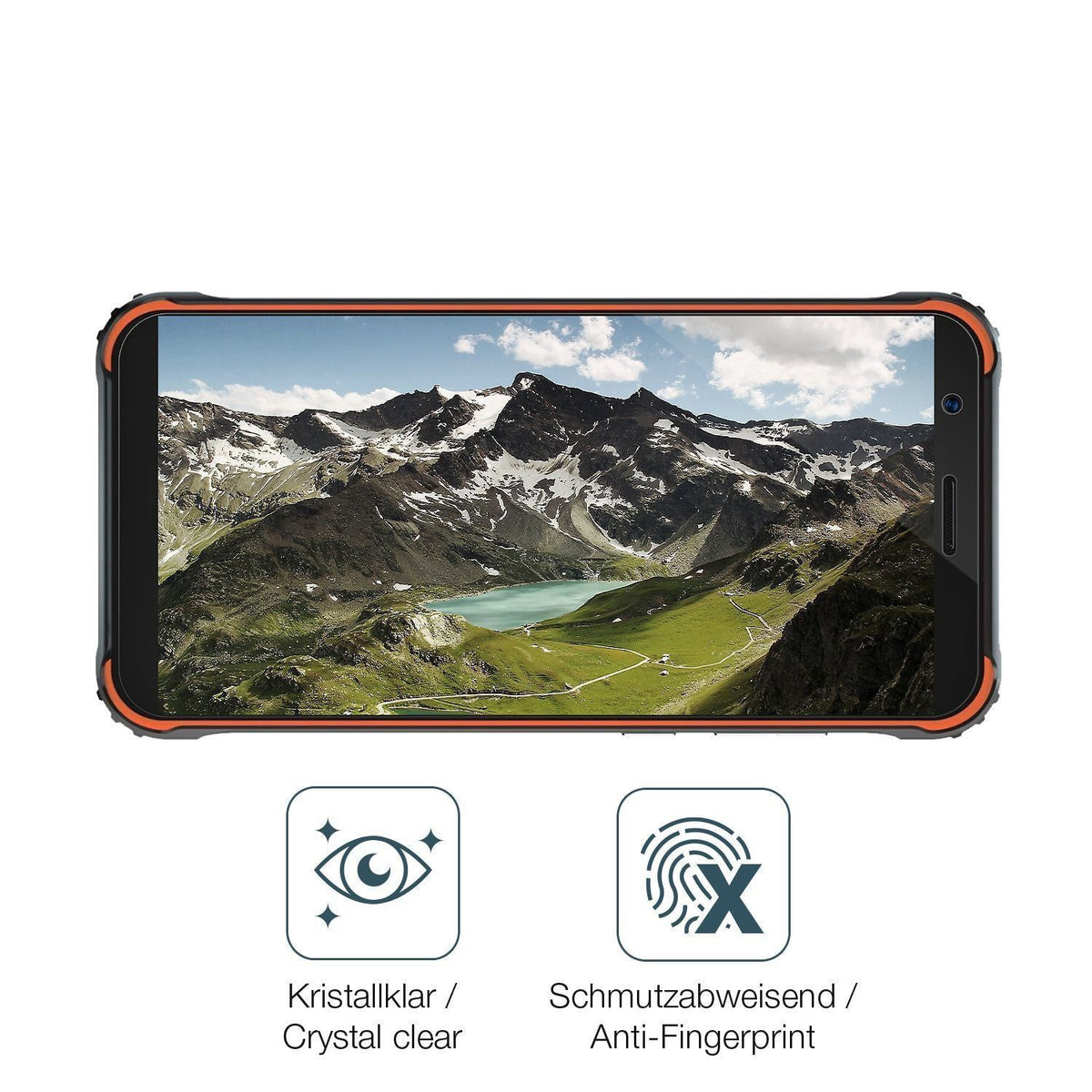 2x 9H Schutzfolie für Blackview BV4900 Pro Panzerf (5)