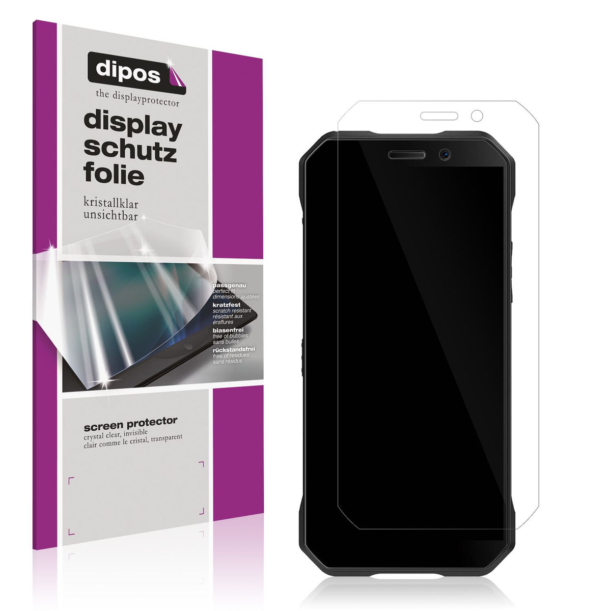 5x Schutzfolie klar für Doogee S61 Pro Display-Sch (1)