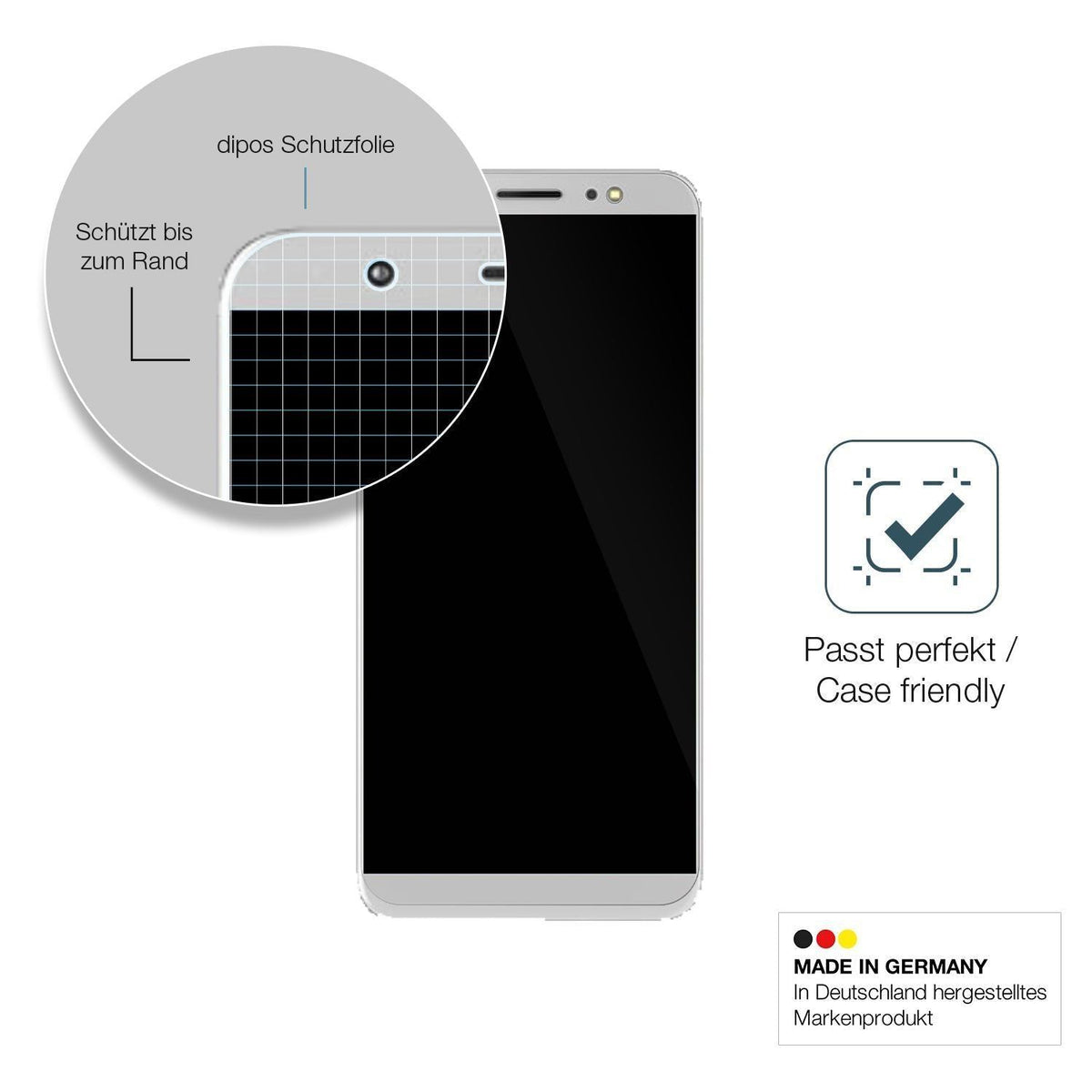 2x 9H Schutzfolie für Tecno Camon I Panzerfolie (6)