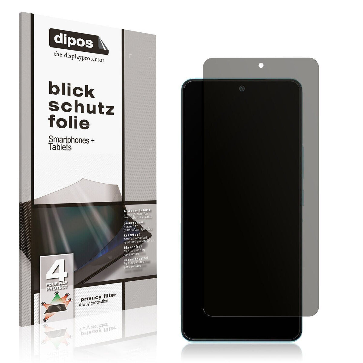 Blickschutzfolie für Vivo Neo7 SE matt Schutzfolie (1)
