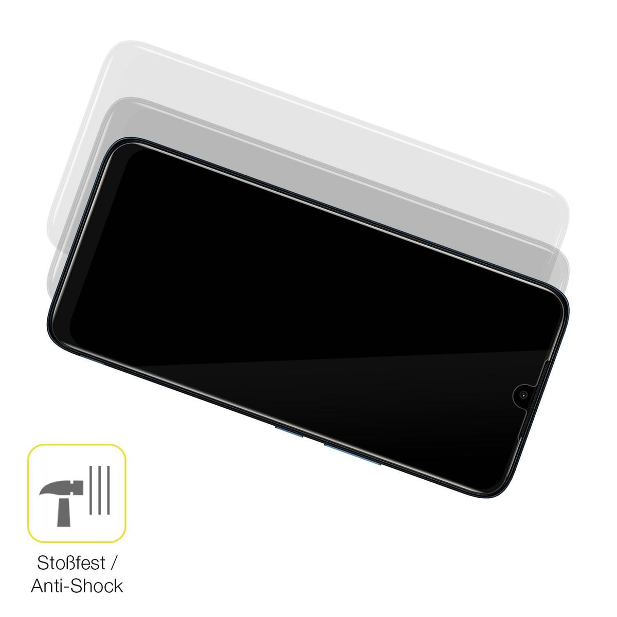 2x 3D Full Cover Schutzfolie für Nokia C12 (4)