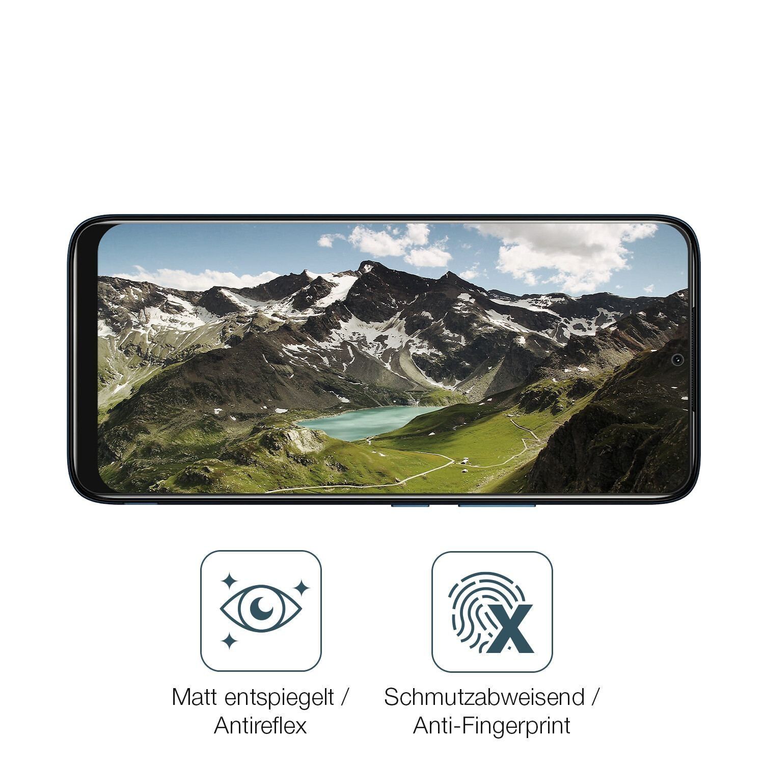 2x 9H Schutzfolie matt für Nokia C12 Panzerfolie (5)