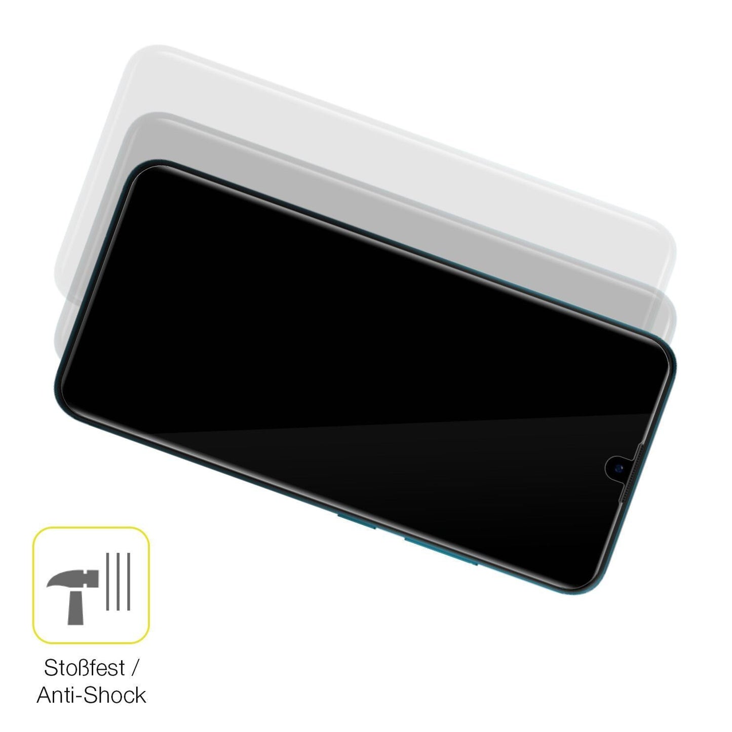 2x 3D Full Cover Schutzfolie für itel S15 Pro (4)