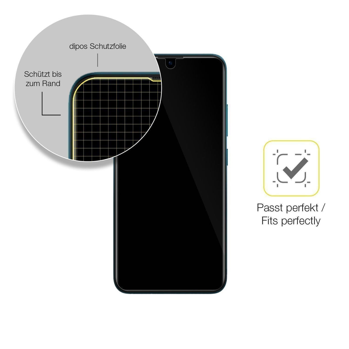 2x 3D Full Cover Schutzfolie für itel S15 Pro (6)
