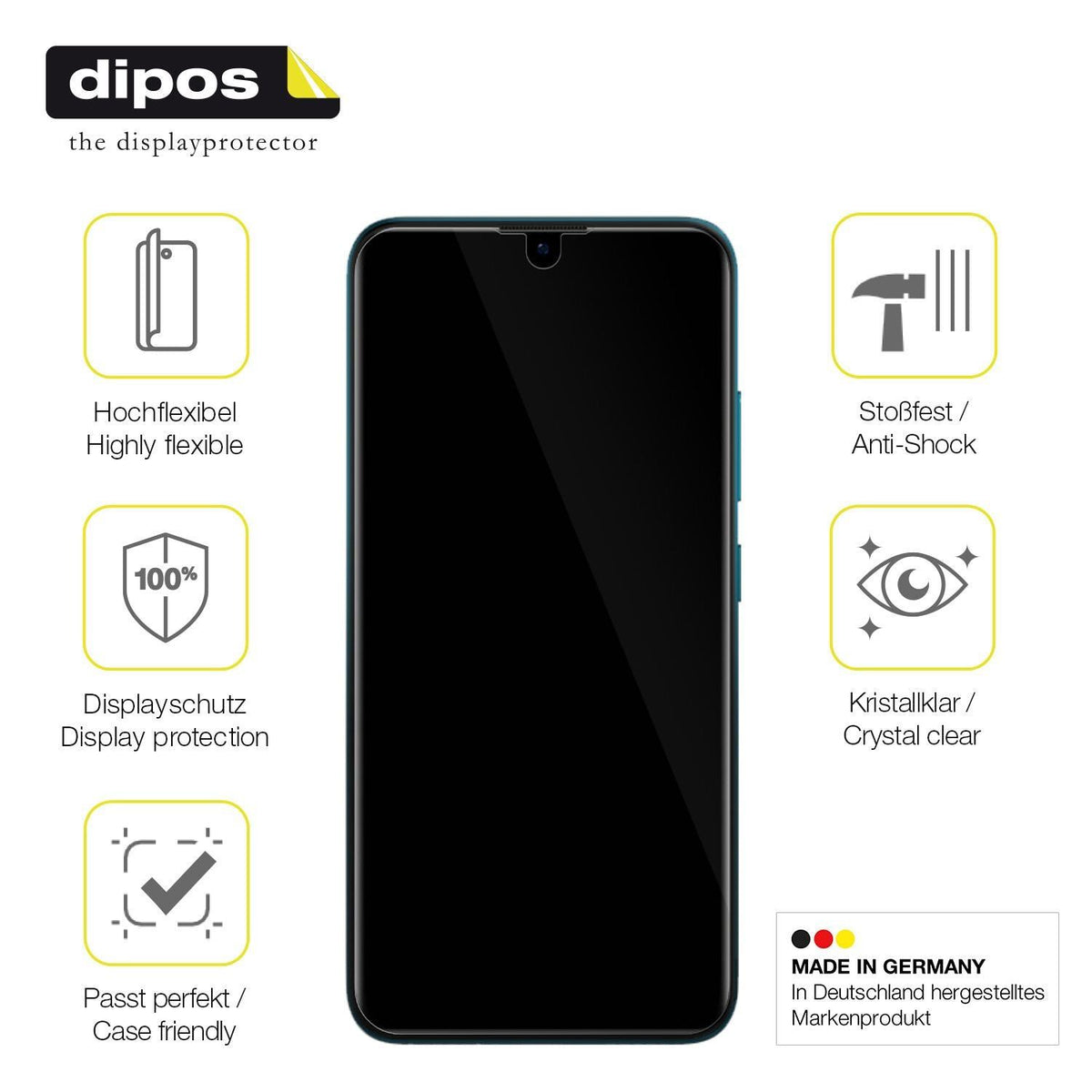 2x 3D Full Cover Schutzfolie für itel S15 Pro (7)