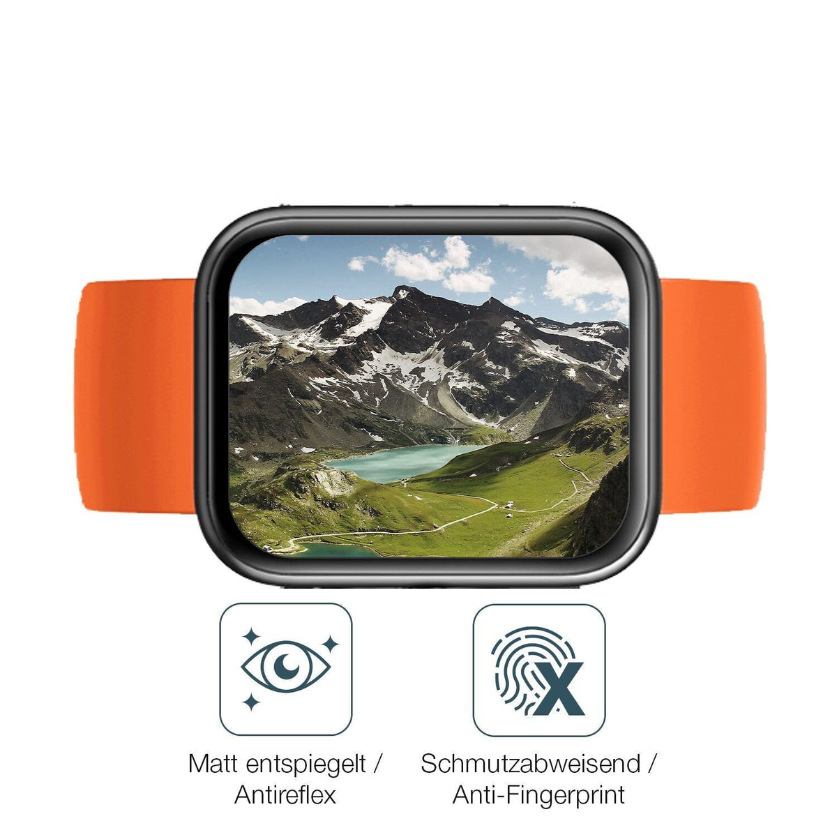 2x 9H Schutzfolie matt für Maimo Watch Panzerfolie (5)