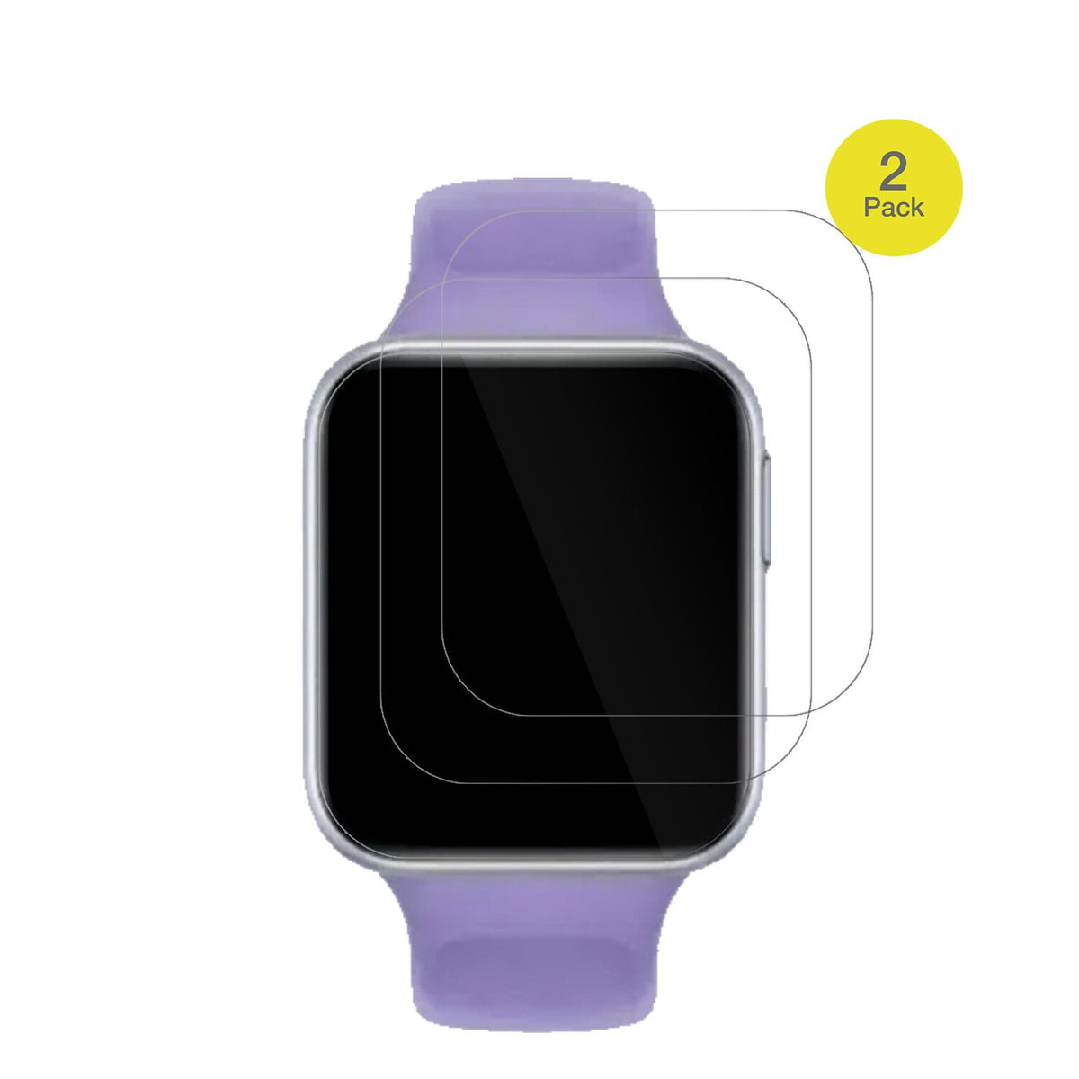 2x 3D Full Cover Schutzfolie für Oppo Watch SE (2)