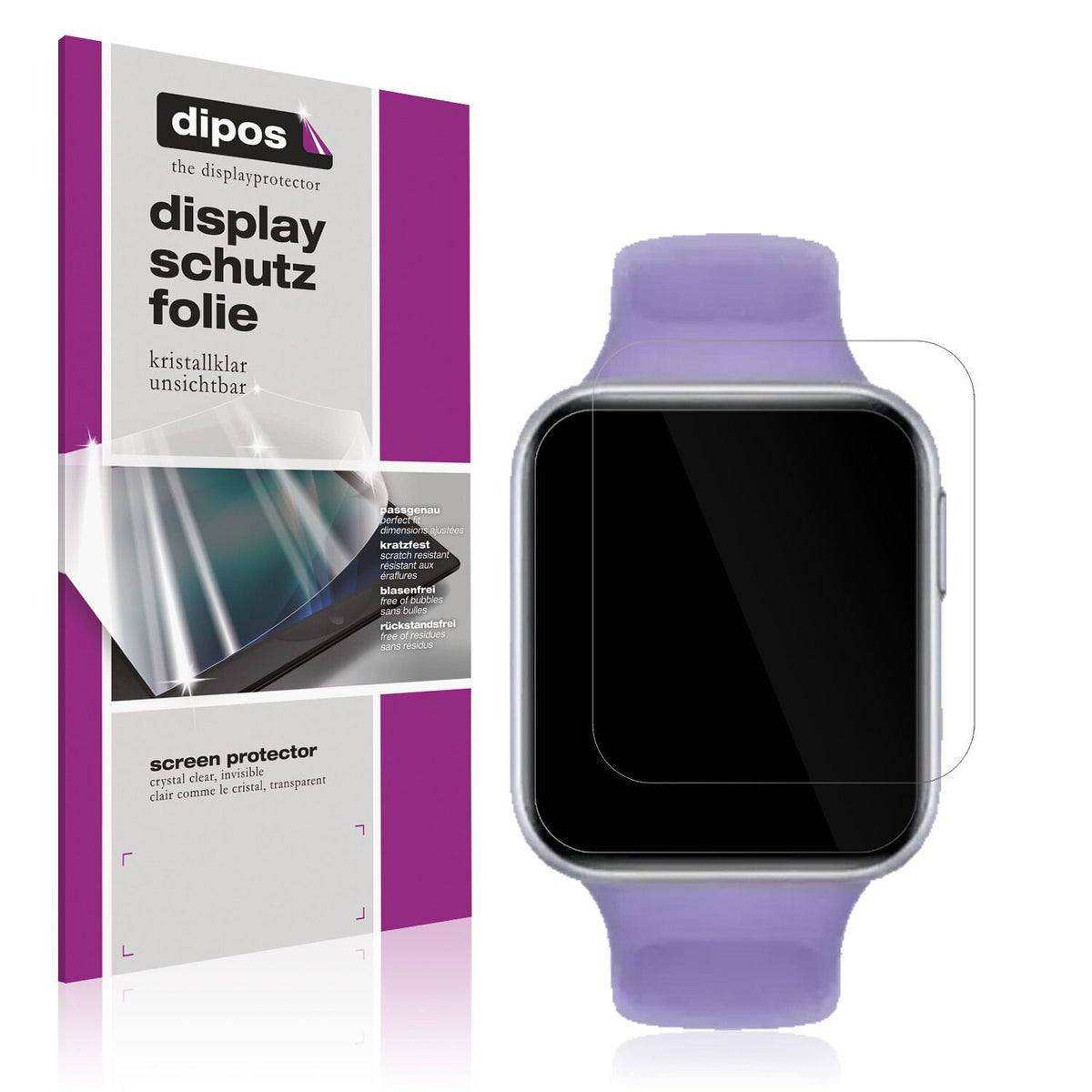 2x Schutzfolie klar für Oppo Watch SE Display-Schu (1)