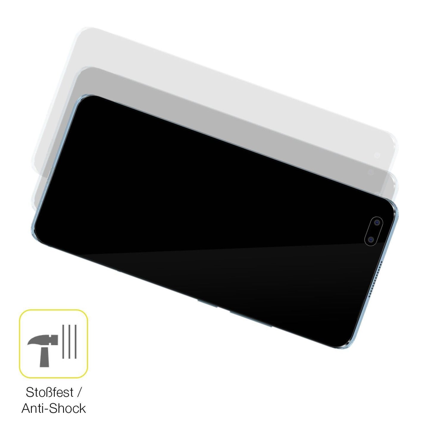 2x 3D Full Cover Schutzfolie für BLU Bold N2 (4)