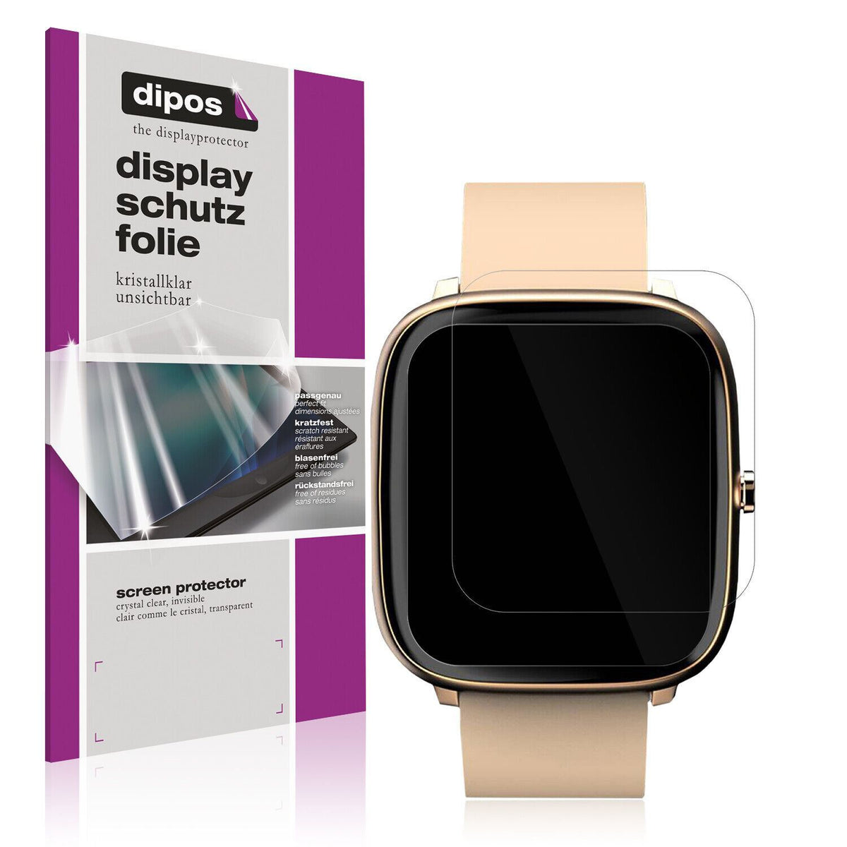 1x Schutzfolie klar für Noise Colorfit Qube O2 Dis (1)