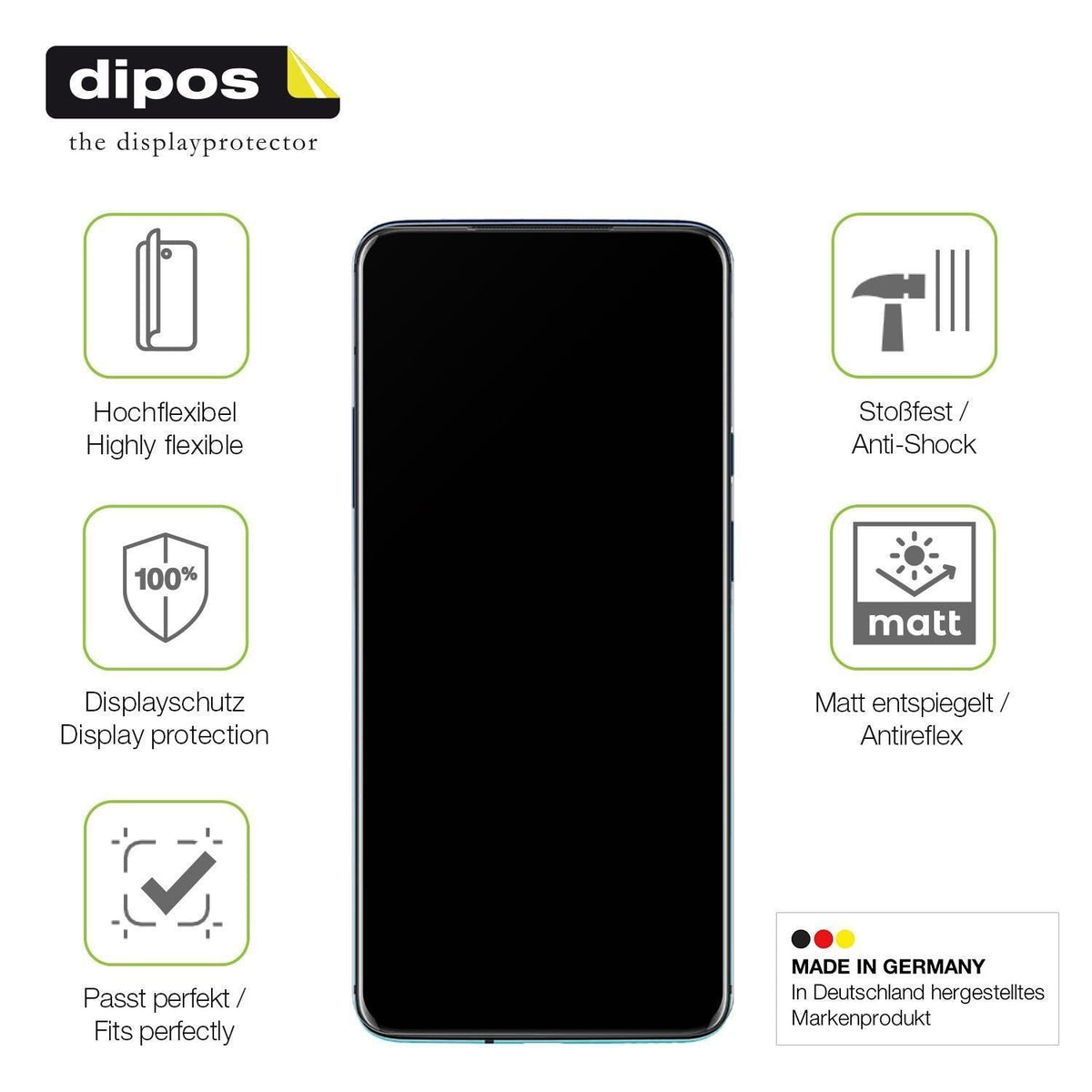 2x Full Cover Schutzfolie matt für OnePlus 7T Pro (7)