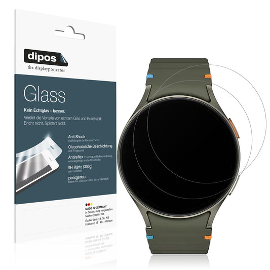 2x 9H Schutzfolie matt für Samsung Galaxy Watch 7  (1)